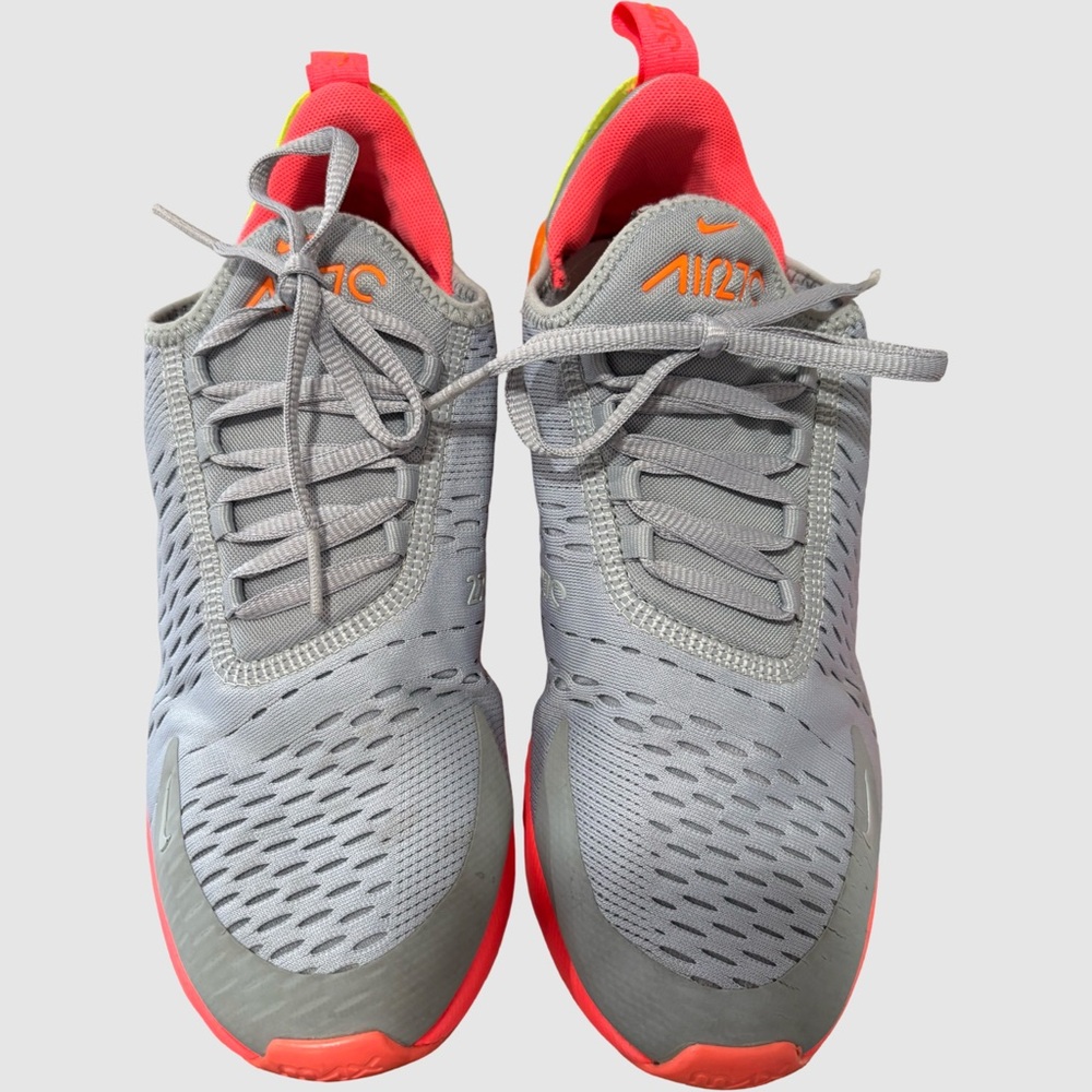 Nike Air Max Grey & Coral Athletic Sneakers